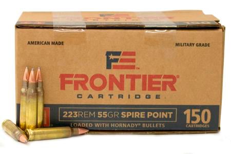 HORNADY 223 Rem 55 gr Spire Point Frontier 150/Box