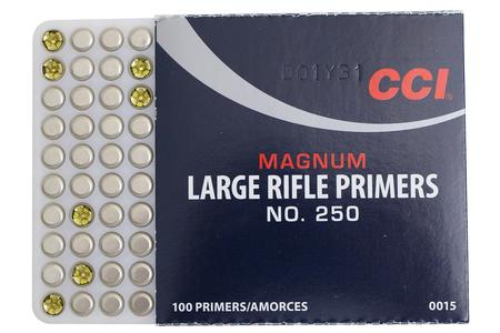 CCI AMMUNITION No 250 Magnum Large Rifle Primer 1000/Count