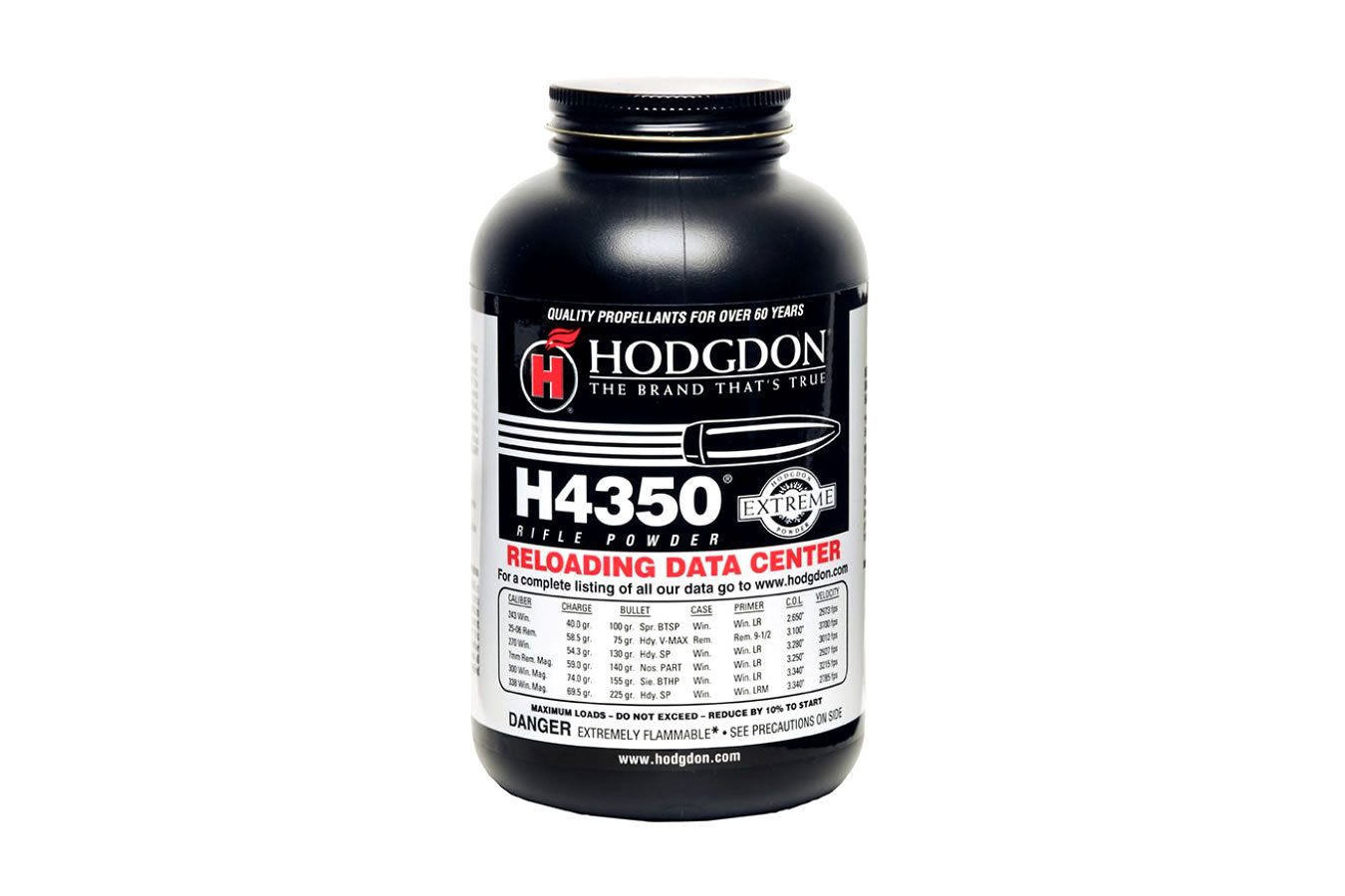 Shop Hodgdon Powder H4350 Rifle Powder 1 lb for Sale Online Reloading