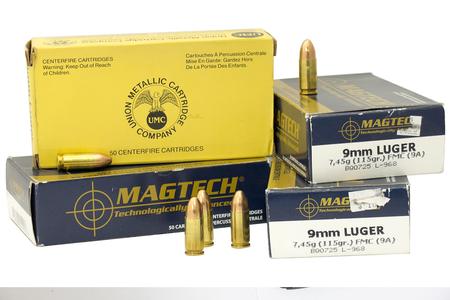 SPORTSMANS ESSENTIALS Lot of UMC and Magtech 9mm Ammunition (200 Rounds)