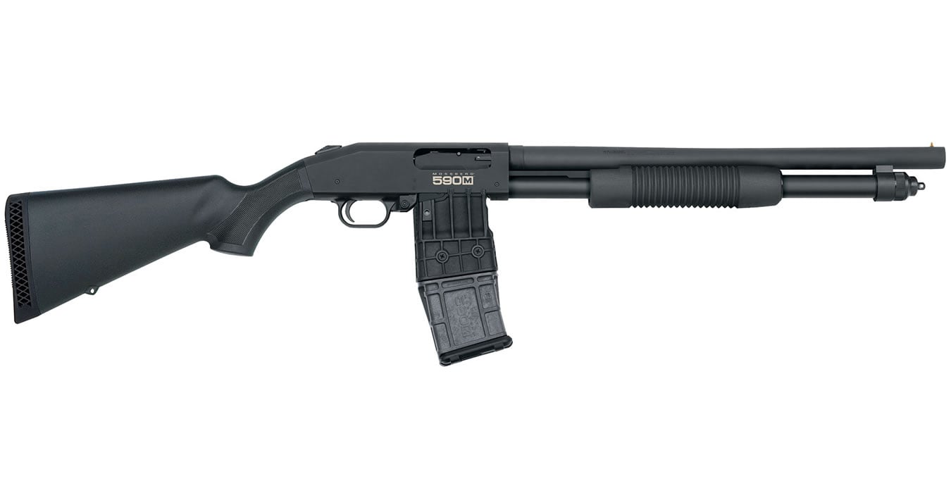 MOSSBERG 590M 12 GA MAG-FED PUMP-ACTION SHOTGUN