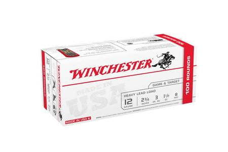 WINCHESTER AMMO 12 GA 2 3/4 Inch 1 1/8oz Super Target 100/Box