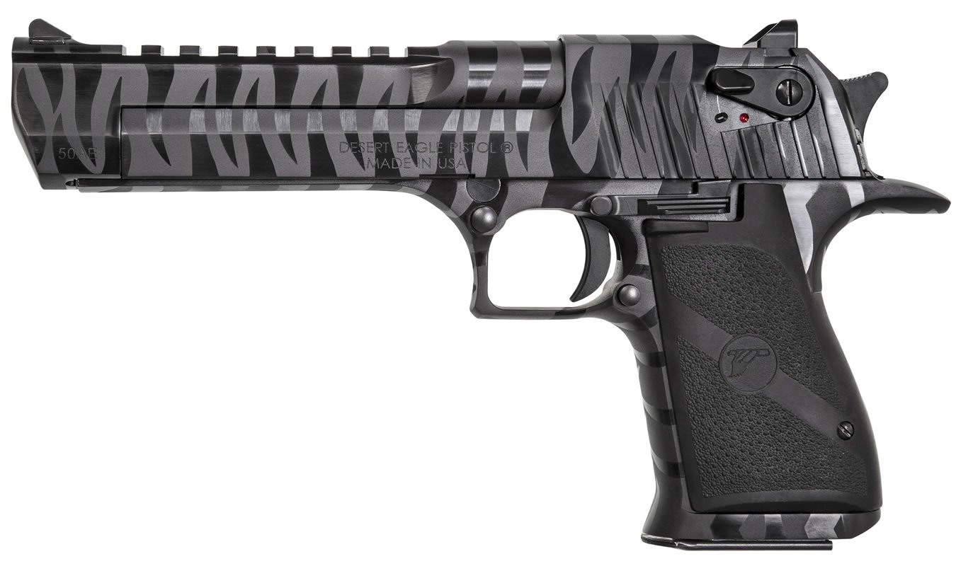 MAGNUM RESEARCH DESERT EAGLE 44 MAG BLACK TIGER STRIPES