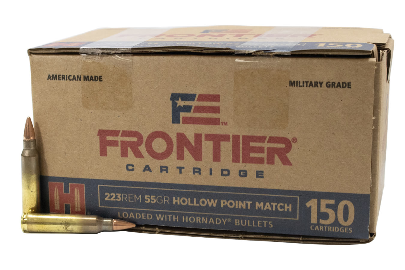 HORNADY 223 REM 55 GR HOLLOW POINT MATCH  FRONTIER (150)