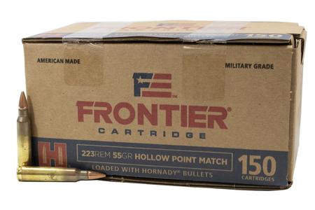 HORNADY 223 Rem 55 gr Hollow Point Match Frontier 150/Box