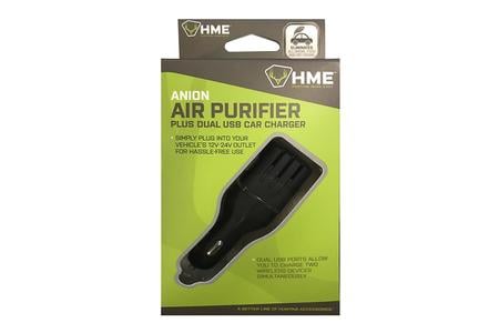 HME PRODUCTS Car Plugin Purifier W/Dual USB Port