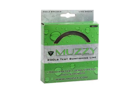 200# BRAIDED BOWFISHING LINE 100 F LIME