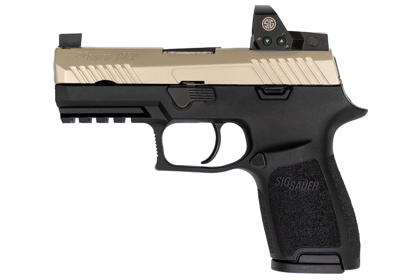 SIG SAUER P320 COMPACT TWO-TONE RX 9MM NICKEL