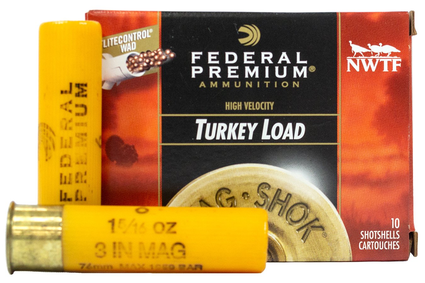 FEDERAL AMMUNITION 20 GA 3 IN 1-5/16 OZ 6 MAG-SHOK TURKEY