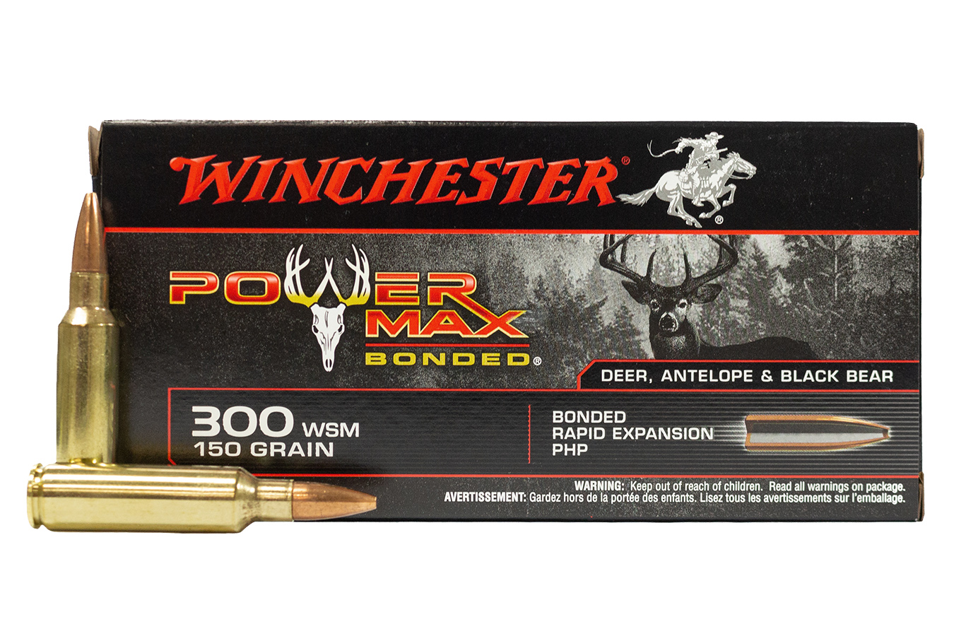 WINCHESTER AMMO 300 WSM 150 GR POWER MAX BONDED