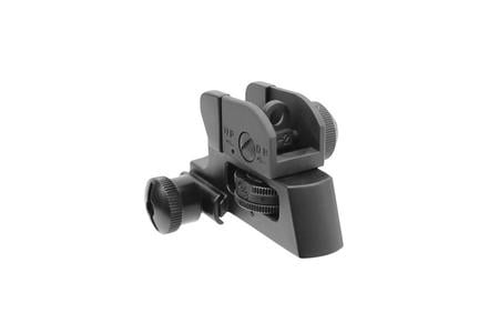 LEAPERS Detachable Compact Rear Sight with Full Windage and Elevation Adjustment