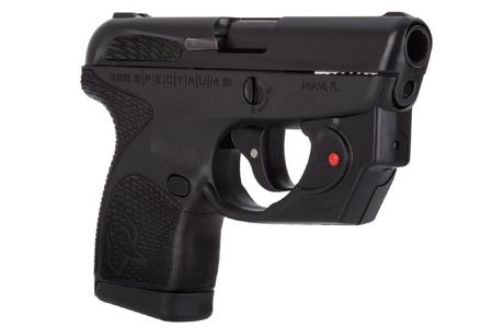 TAURUS Spectrum 380 ACP Black Carry Conceal Pistol with Viridian E-Series Red Laser