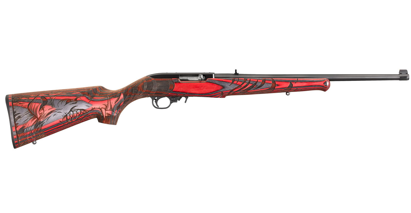 RUGER 10/22 22LR RED LAMINATE WILD HOG STOCK