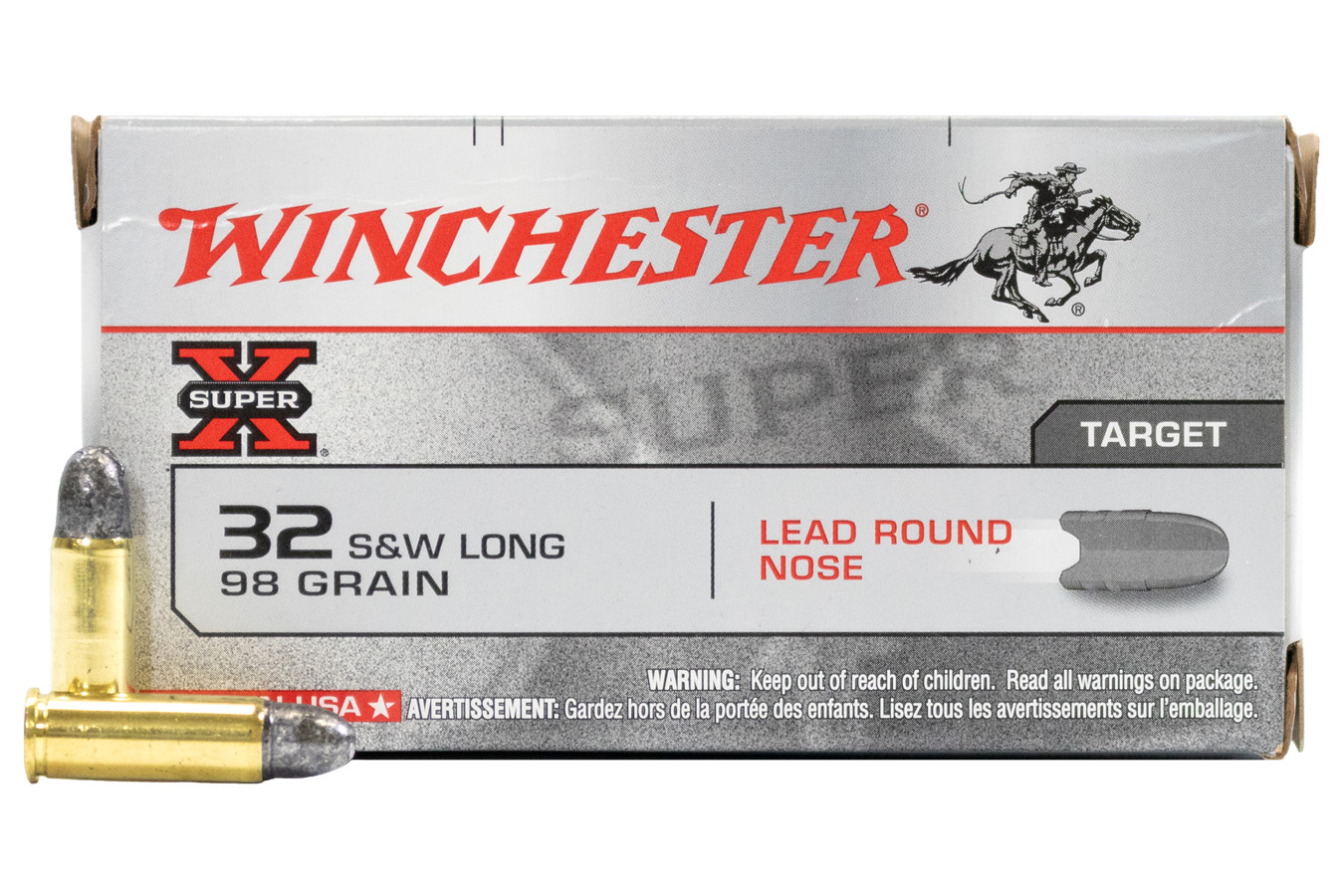 WINCHESTER AMMO 32 SW LONG 98 GR LRN SUPER-X