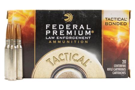 FEDERAL AMMUNITION 308 WIN 165 gr Tactical Bonded Soft Point 20/Box