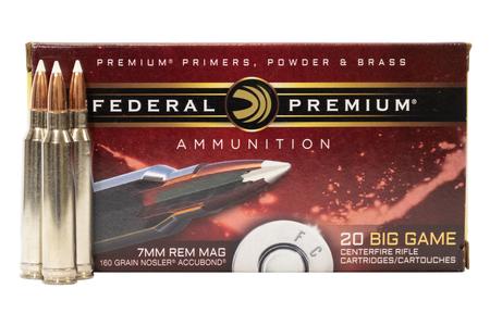 7MM REM MAG 160 GR NOSLER ACCUBOND VITAL-SHOK