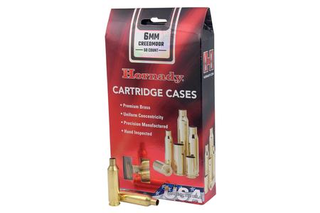 HORNADY 6mm Creedmoor Un-Primed Cartridge Cases 50/Box