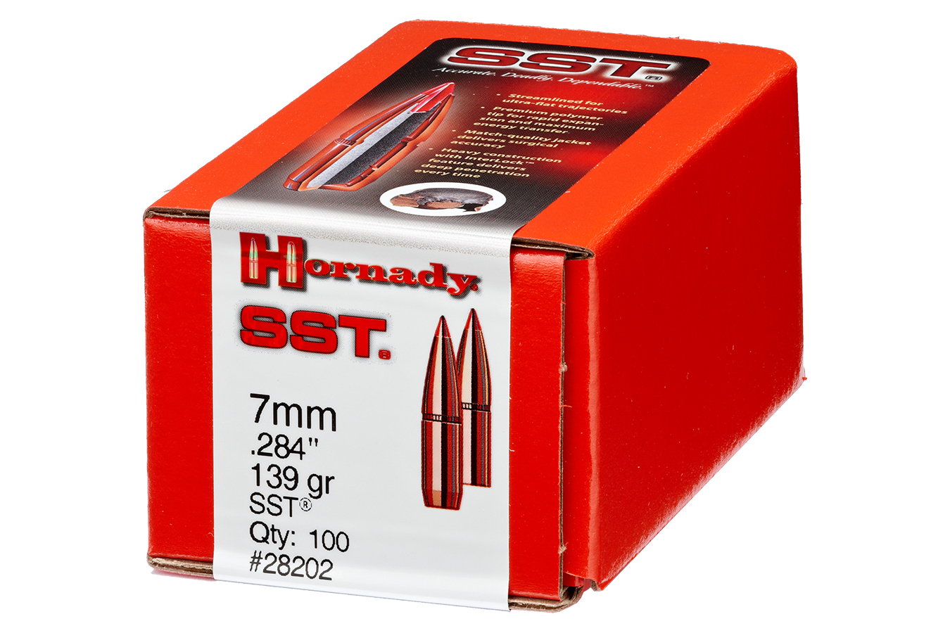 Hornady 7mm .284 139 gr SST 100/Box