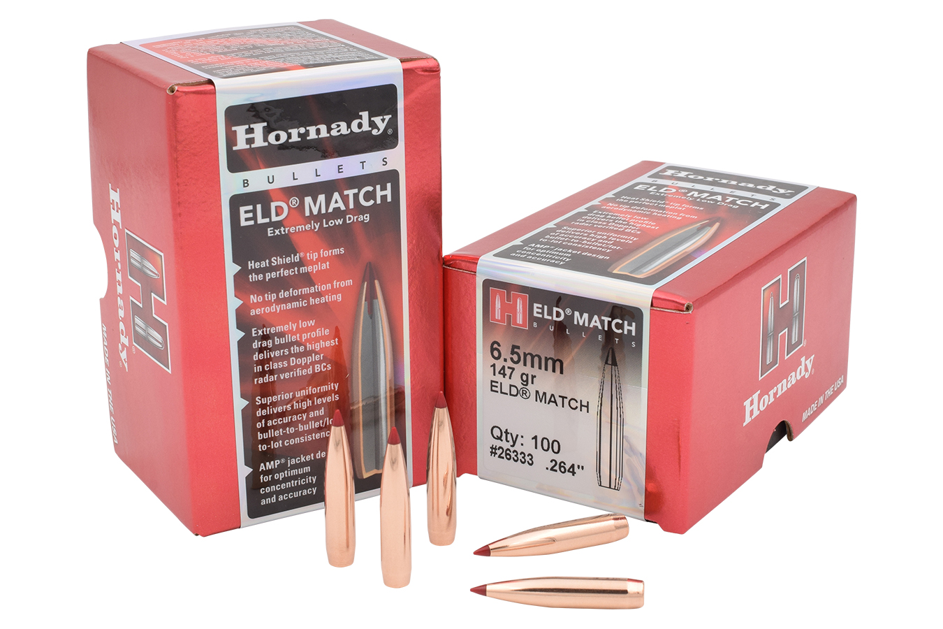 HORNADY 6.5MM .264 147 GR ELD MATCH