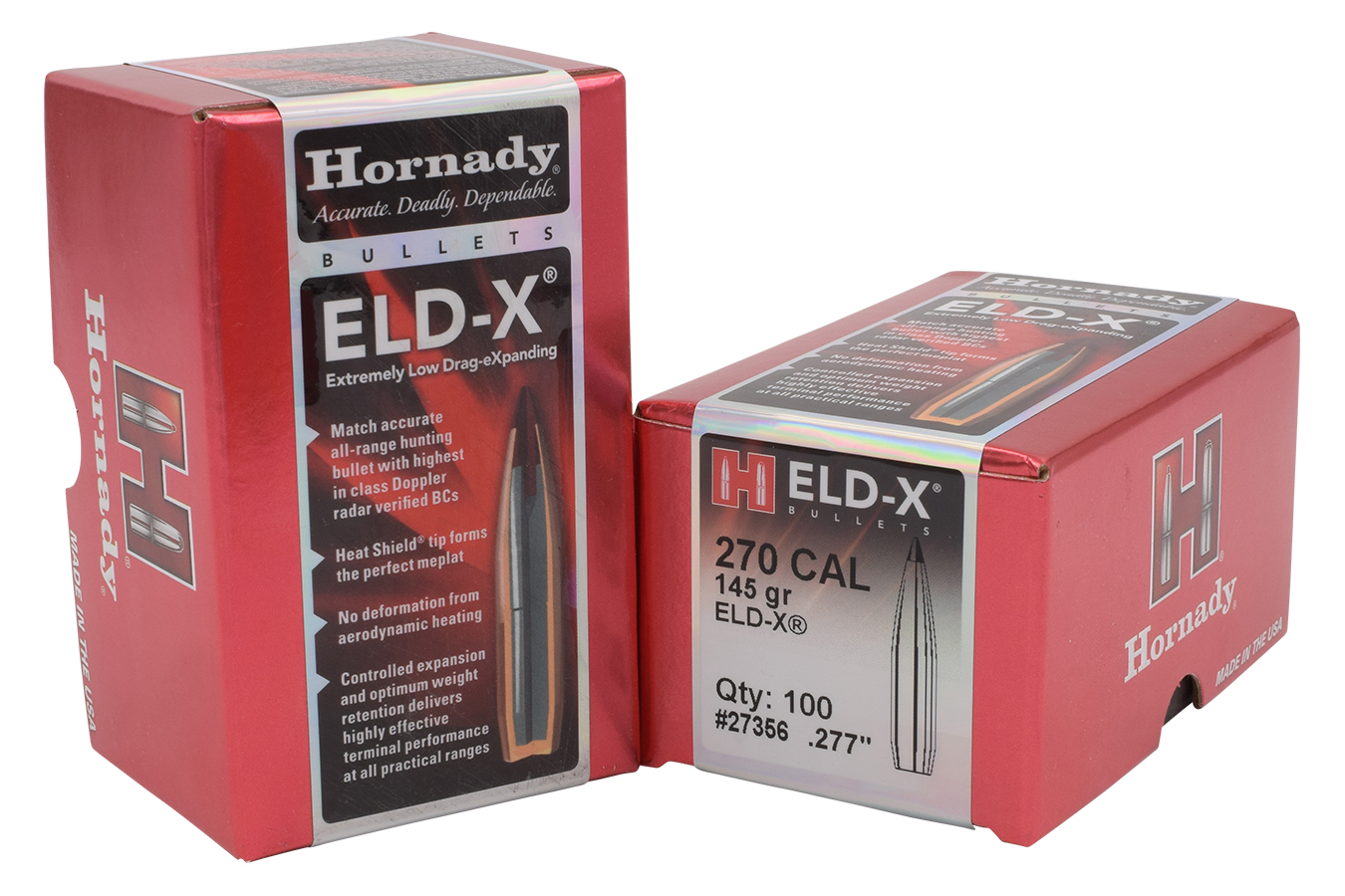 HORNADY 270 CAL .277 145 GR ELD-X