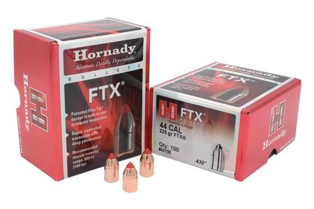 HORNADY 44 Cal .430 225 gr FTX (44 Mag) 100/Box