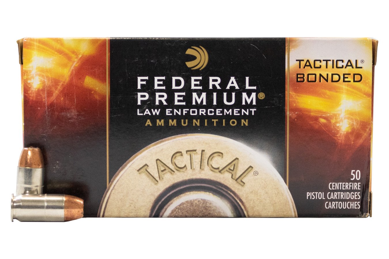 Federal 45 Auto +P 230 gr Tactical Bonded Hollow Point Police Trade Ammo 50/Box