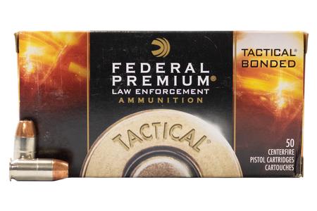 FEDERAL AMMUNITION 45 Auto +P 230 gr Tactical Bonded Hollow Point Police Trade Ammo 50/Box