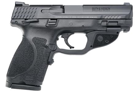 SMITH AND WESSON MP9 M2.0 Compact with Crimson Trace Green Laserguard and Thumb Safety