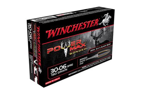 WINCHESTER AMMO 30-06 Springfield 180 gr Power Max Bonded 20/Box