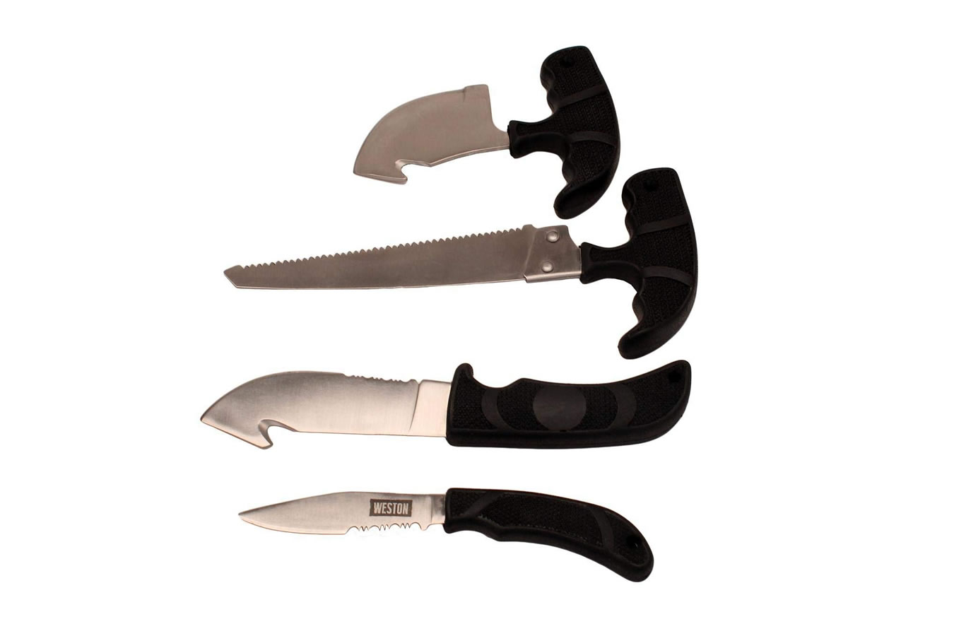 WESTON BRAND 4 PIECE FIELD KNIFE SET