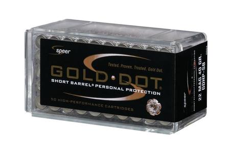 22 WMR 40 GR GDHP SHORT BARREL