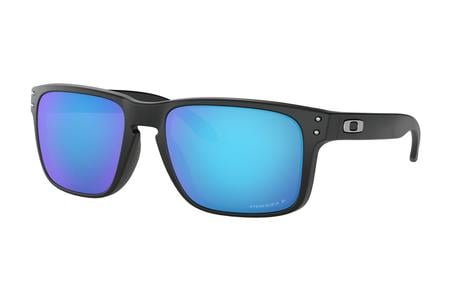 HOLBROOK WITH MATTE BLACK FRAME AND PRIZM SAPPHIRE POLARIZED LENSES