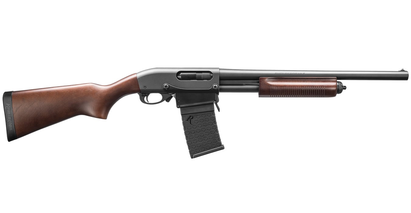 REMINGTON 870 DM 12 GAUGE WITH HARDWOOD STOCK