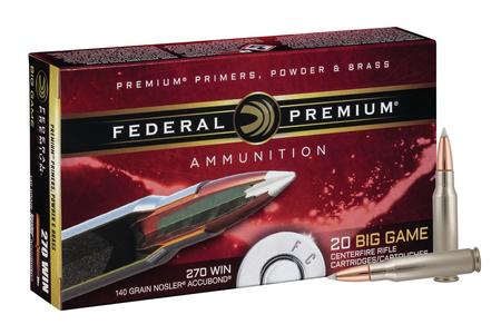 270 WIN 140 GR NOSLER ACCUBOND VITAL-SHOK