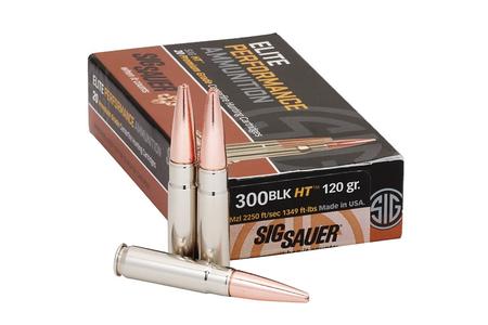 SIG SAUER 300 Blackout 120 gr Elite Hunting Solid Copper 20/Box