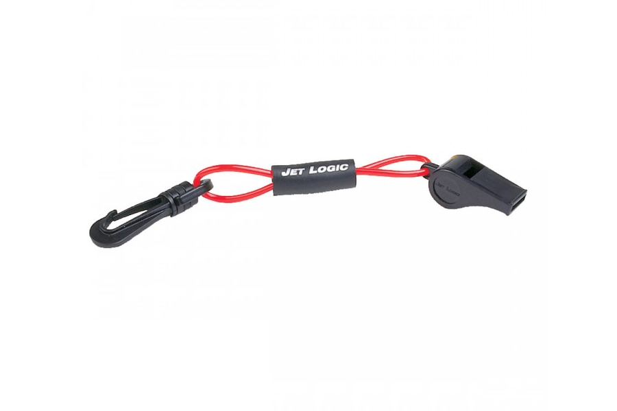 AIRHEAD WHISTLE W/LANYARD RED/BLACK