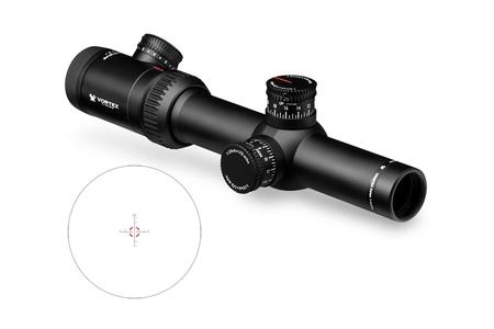VORTEX OPTICS Viper PST 1-4x24mm Riflescope with TMCQ (MOA) Reticle Tactical-Style Turrets