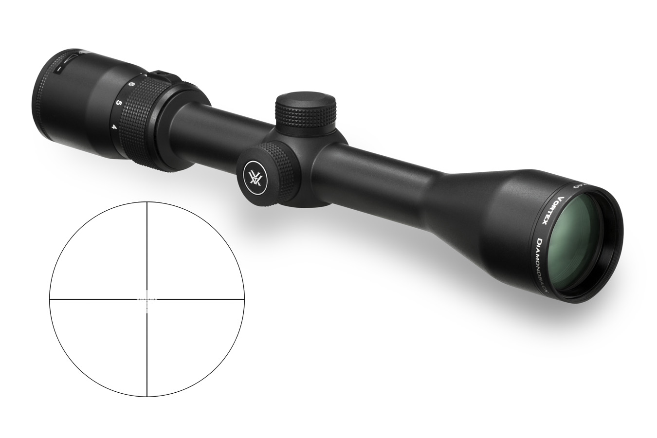 Vortex Diamondback 4 12x40 Riflescope With Dead Hold BDC Reticle MOA 
