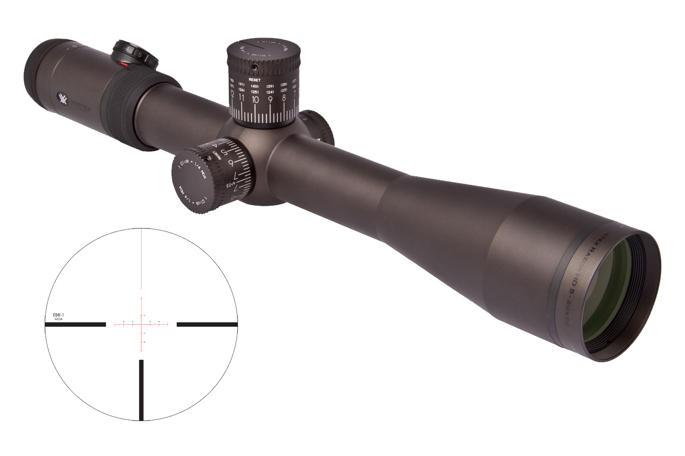 VORTEX OPTICS RAZOR HD 5-20X50 WITH EBR-1 (MOA)