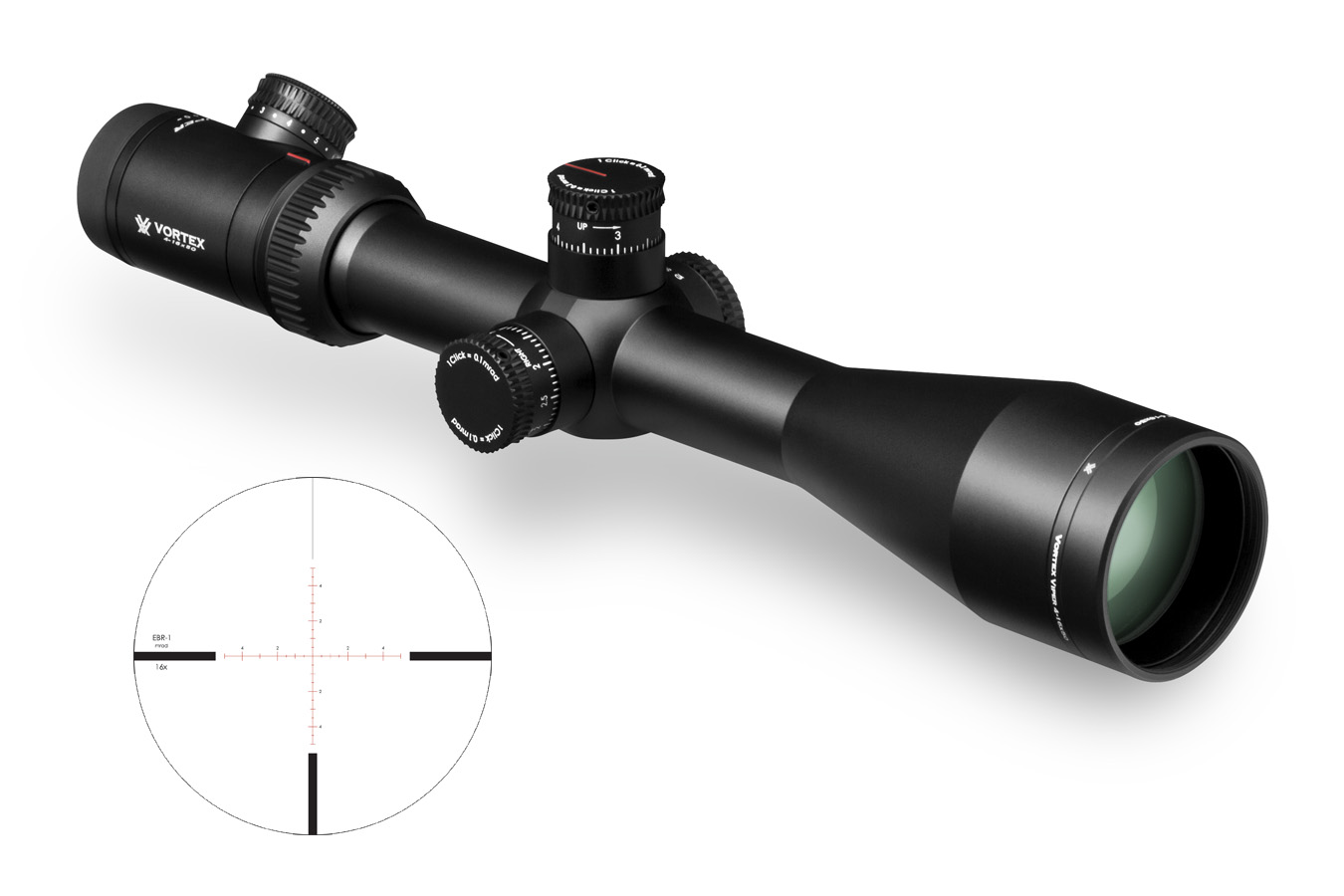 VORTEX OPTICS VIPER PST 4-16X50 WITH EBR-1 (MRAD)