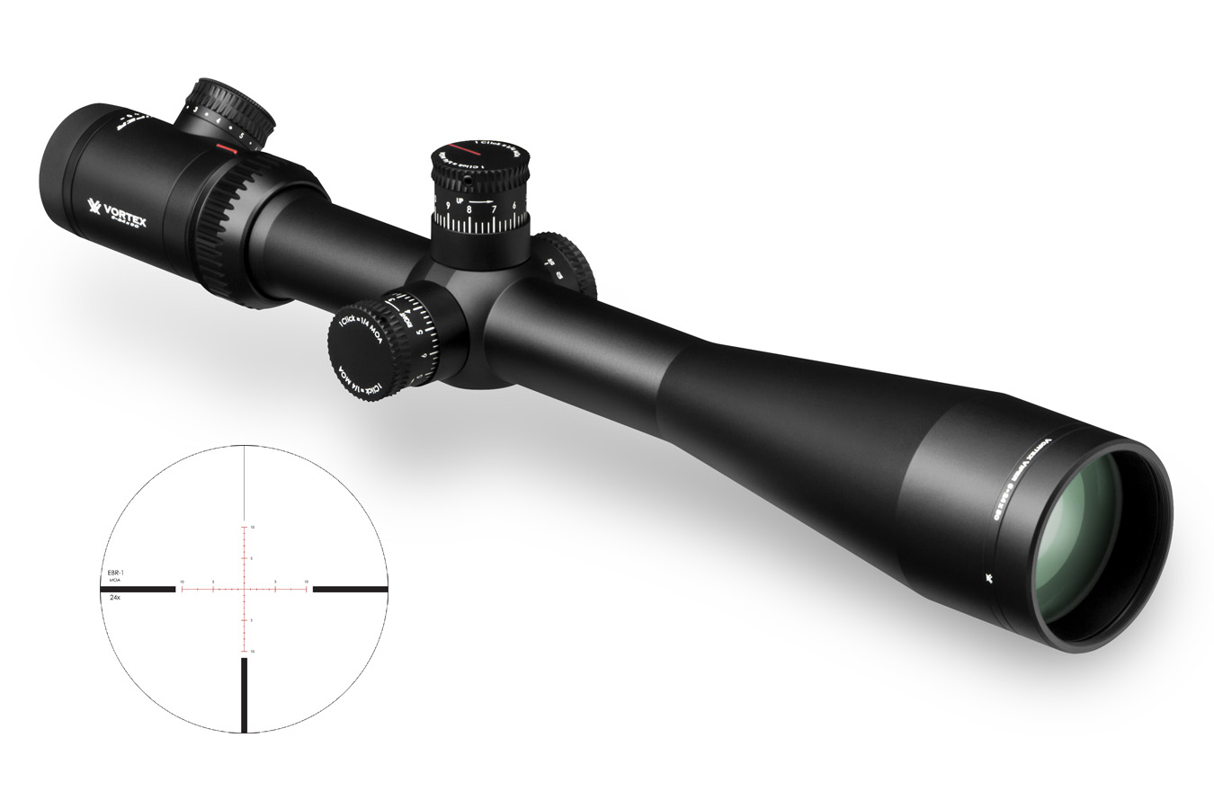 VORTEX OPTICS VIPER PST 6-24X50 SCOPE WITH EBR-1 (MOA)