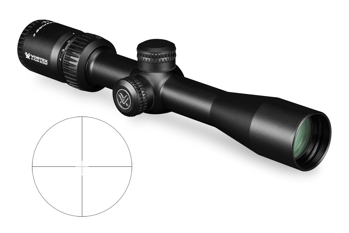 VORTEX OPTICS CROSSFIRE II 2-7X32 DEAD-HOLD BDC