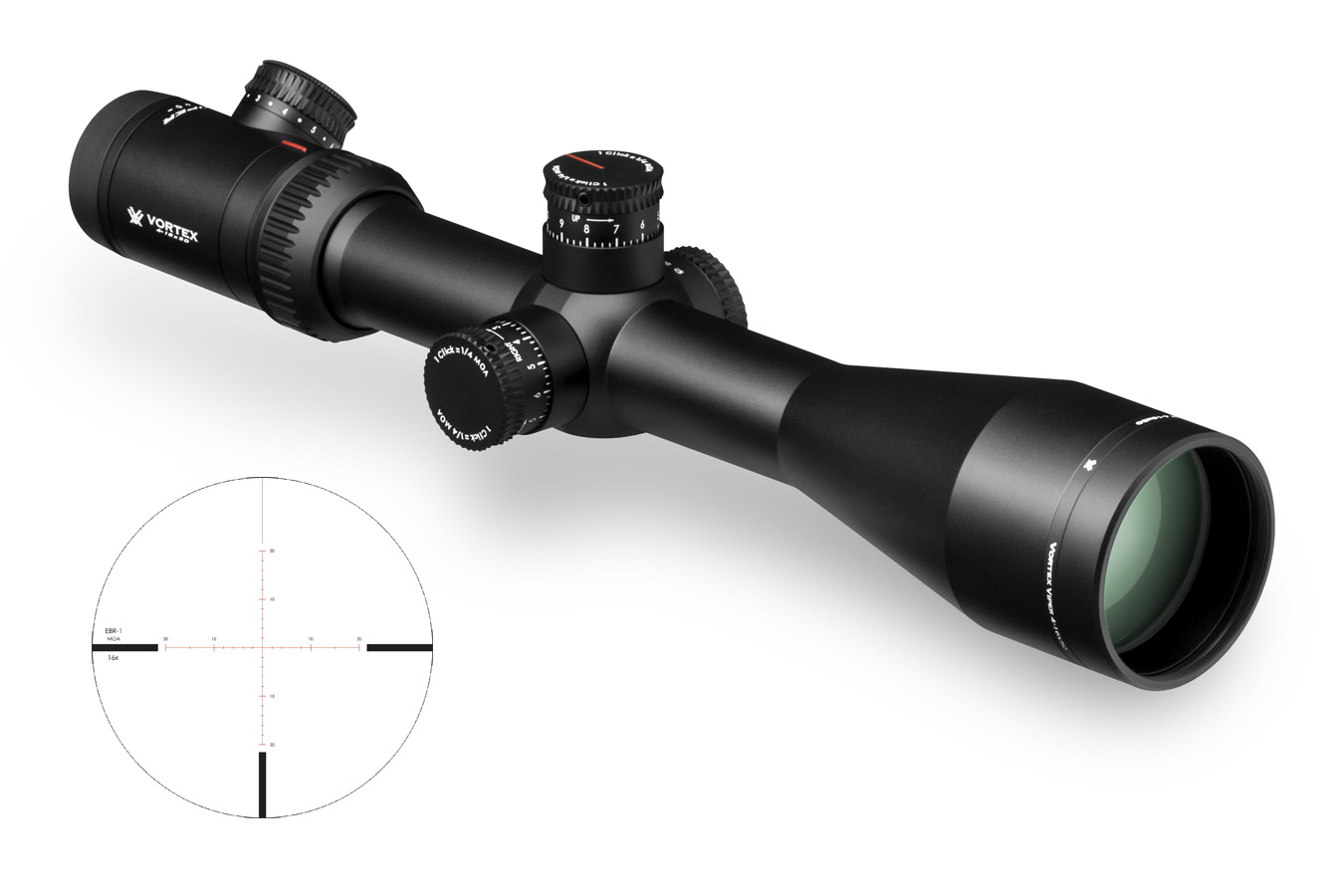 VORTEX OPTICS VIPER PST 4-16X50 FFP WITH EBR-1 (MOA)