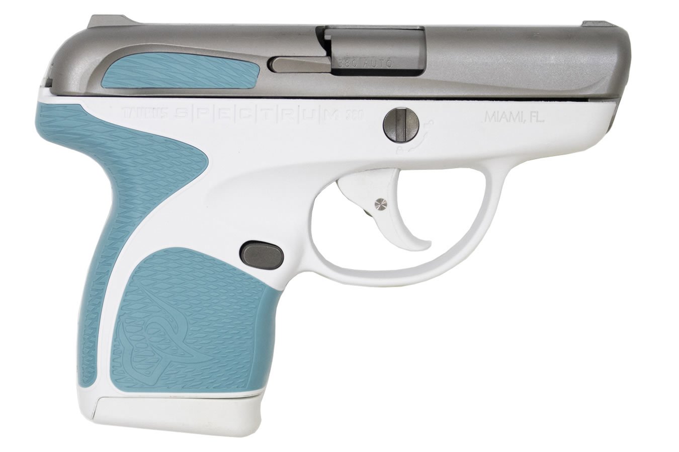 TAURUS SPECTRUM 380 ACP WHITE/BLUE/STAINLESS