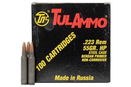 223 REM 55 GR HP STEEL CASE