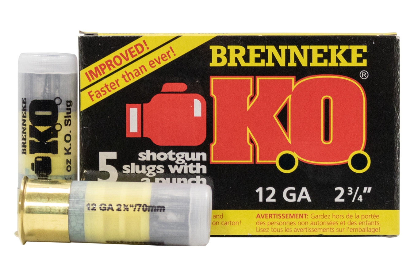 BRENNEKE 12 GA 2-3/4 IN 1 OZ KO SLUG