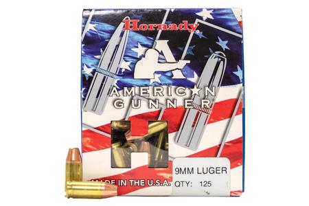 HORNADY 9mm 115 gr XTP American Gunner 125/Box