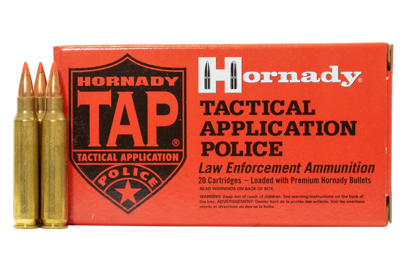 Hornady 223 Remington 60 gr TAP Urban Police-Trade Ammo 20/Box