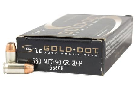 Speer 380 Auto 90 gr Hollow Point Gold Dot 50/Box exclusive deals