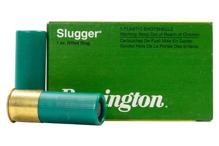 REMINGTON 12 Gauge 2 3/4-In 1 oz Slug Police-Trade Ammo 5/Box